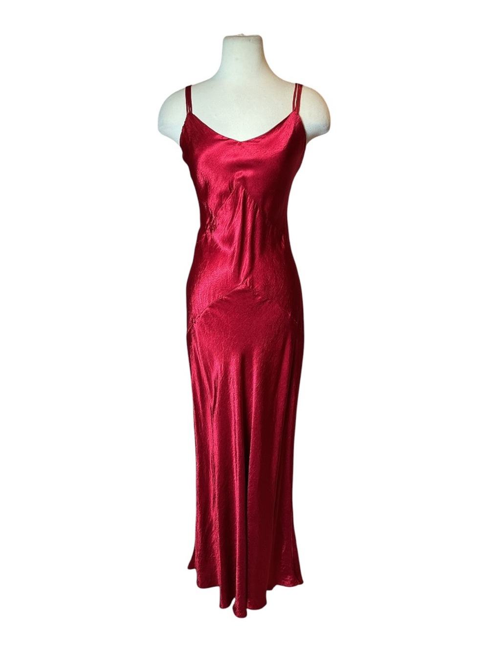 Vintage Y2K Mr. K V-neck Drop Waist Maxi Dress